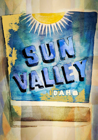 Sun Valley Matchbook l Rectangle