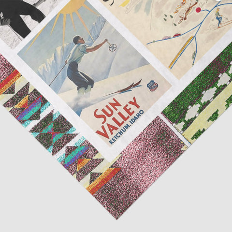 Sun Valley Retro Collage | Tissue Paper