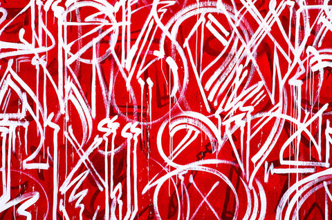 Red Graffiti | Rectangle