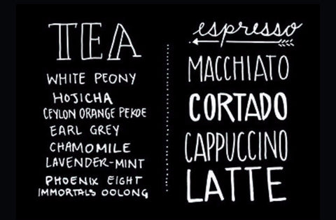 Coffee | Tea | Rectangle