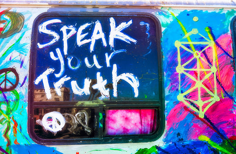 Speak Your Truth Graffiti | Rectangle