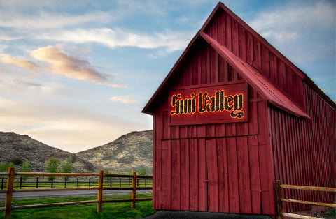 Sun Valley Red Barn | Rectangle