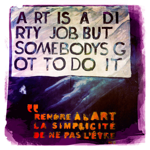 Art Is A Dirty Job - Art Job - Crewneck Sweatshirt